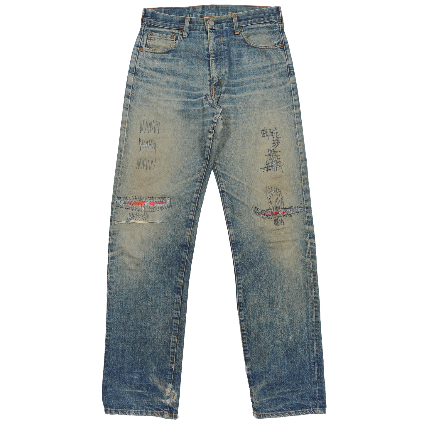 Levi's 502XX Japanese Repair Denim