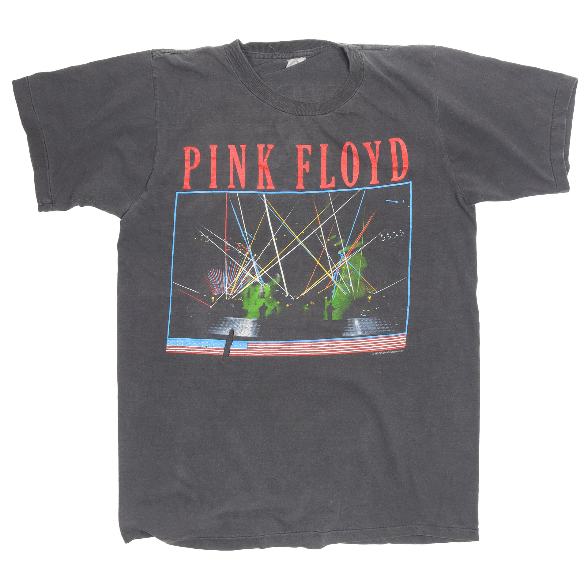 ミュージシャン 1987 Pink Floyd Promotional Baseball T 1987 Pink Floyd World Tour T-Shirt – Justin Reed