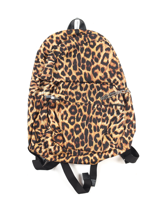 Medium Nylon Leopard Print BackPack w/ Tags