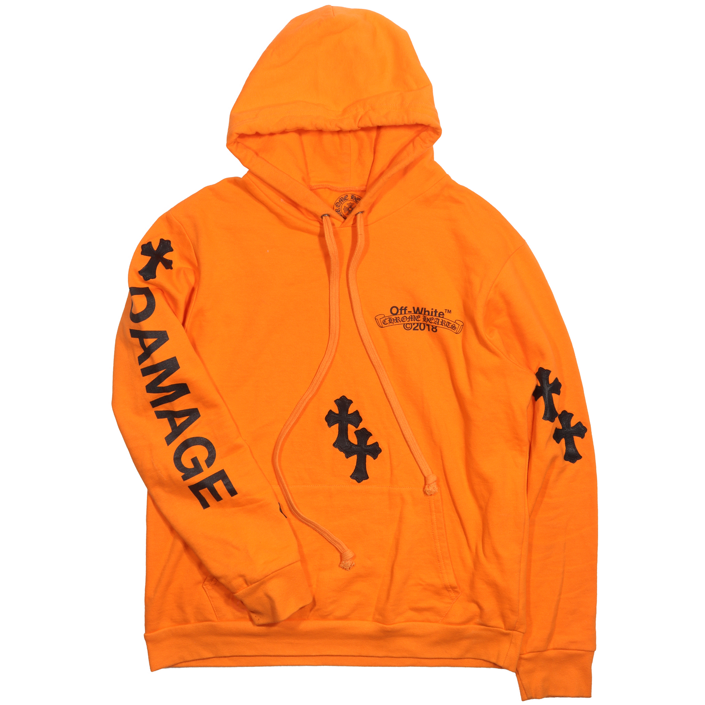 Off-White Cross Patch Logo Hoodie