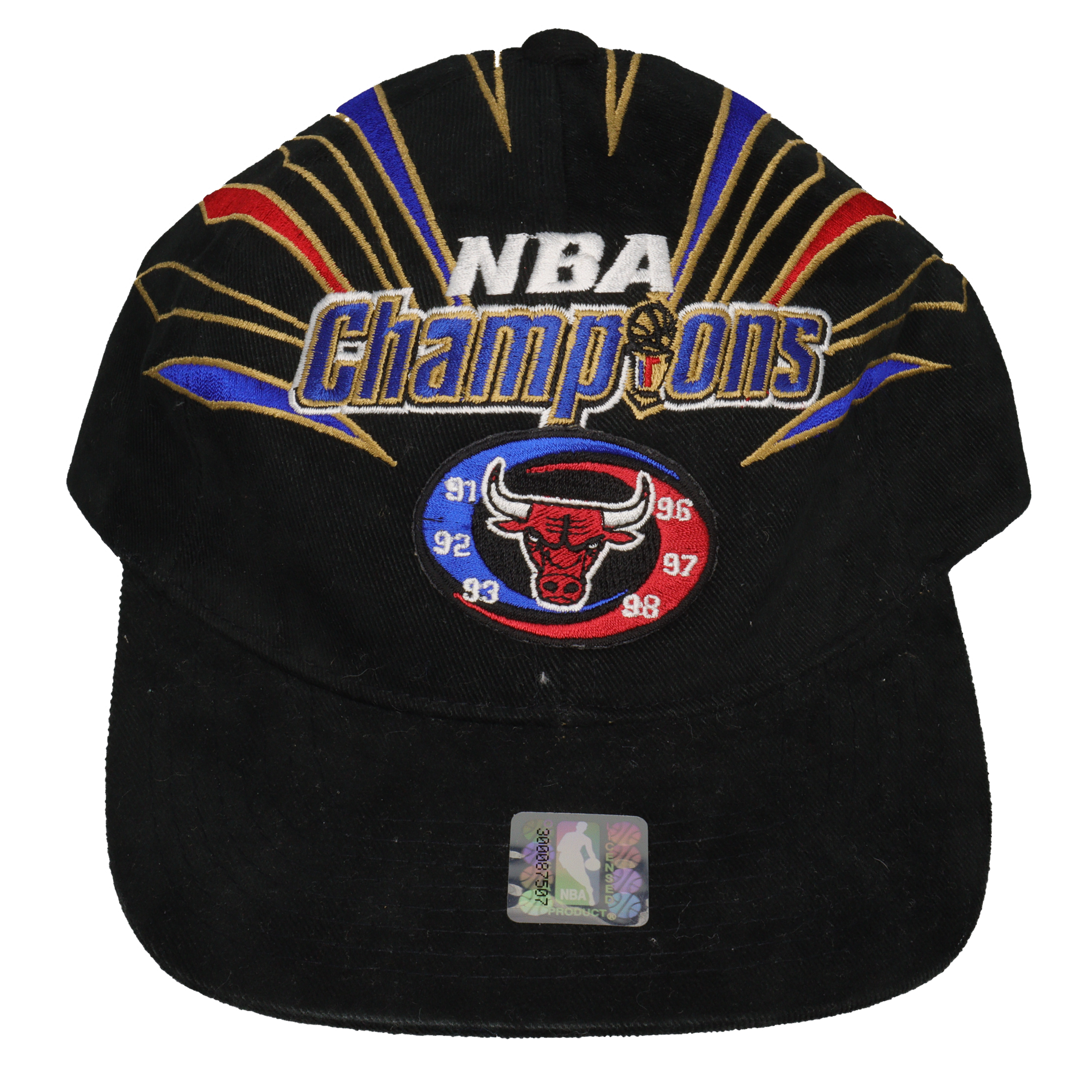1998 Chicago Bulls NBA Champions Logo Hat