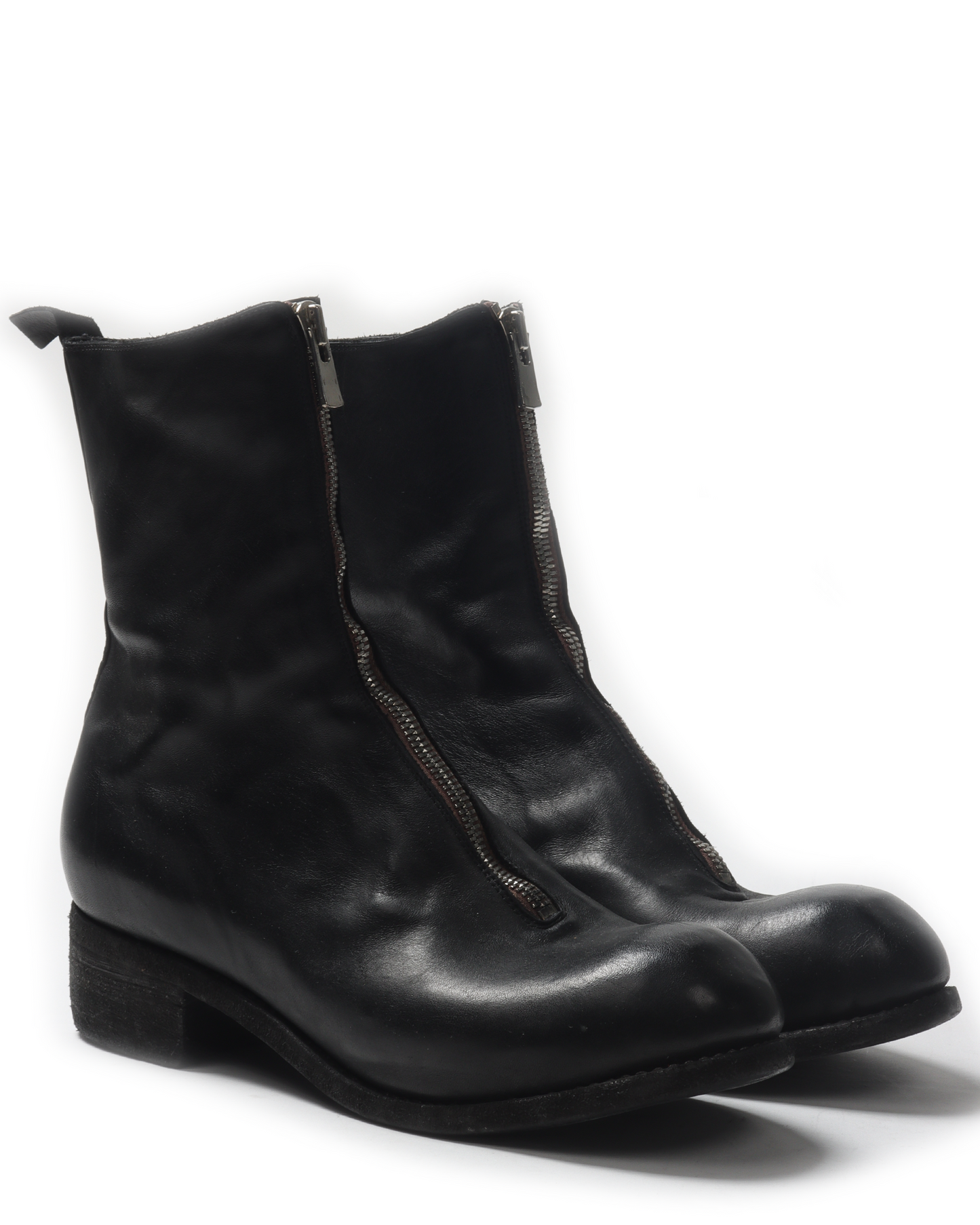 PL2 Front-Zip Ankle Boots