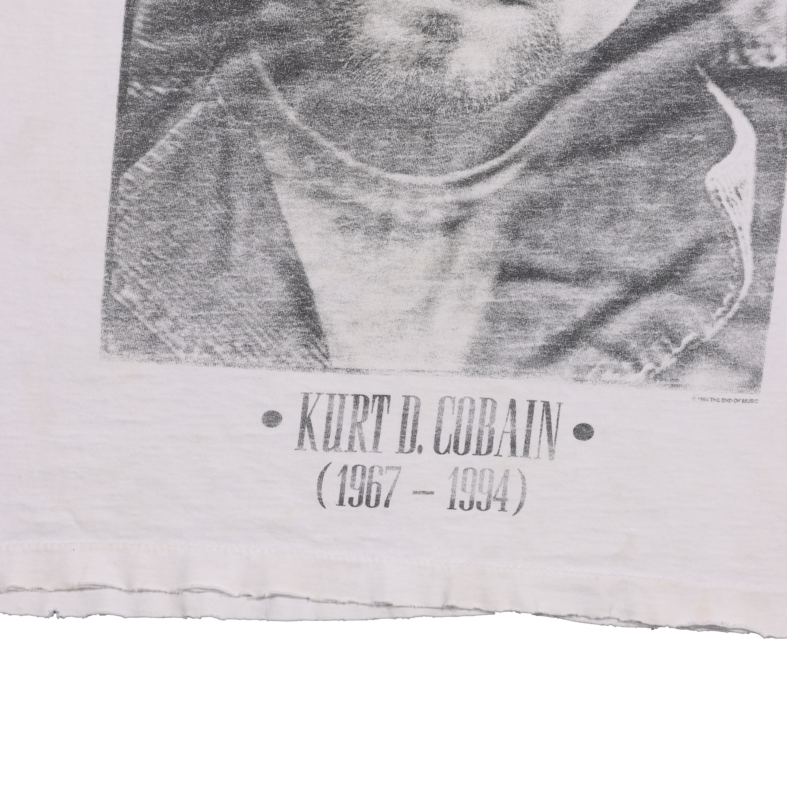 1990's Kurt Cobain Portrait Memorial T-Shirt