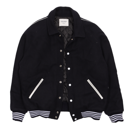 Embroidered Logo Varsity Jacket