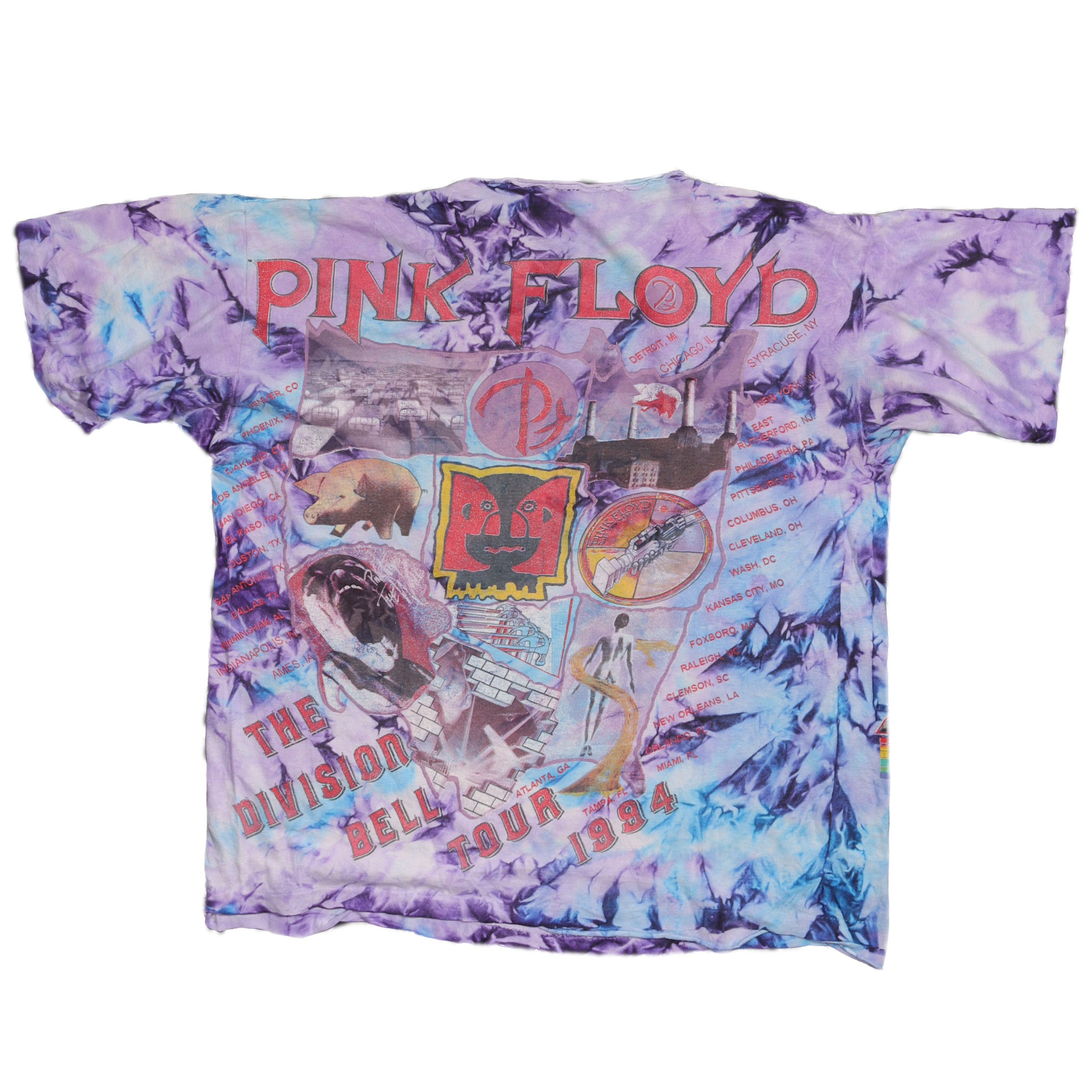 1994 Pink Floyd The Division Bell Tour T-Shirt