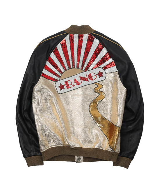 SS15 BANG Leather Bomber Jacket