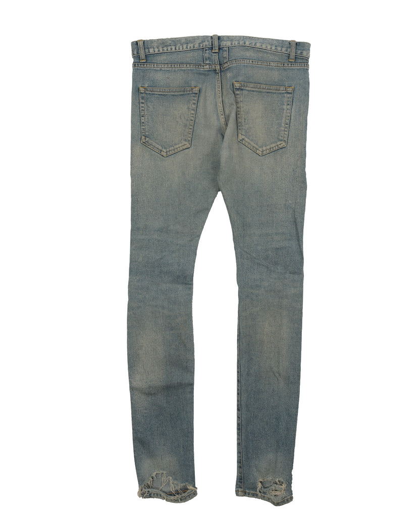 D02 Distressed Knee Blow Out Denim (2013)