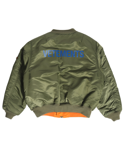 Vetements SS18 Alpha Industries MA-1 Bomber Jacket