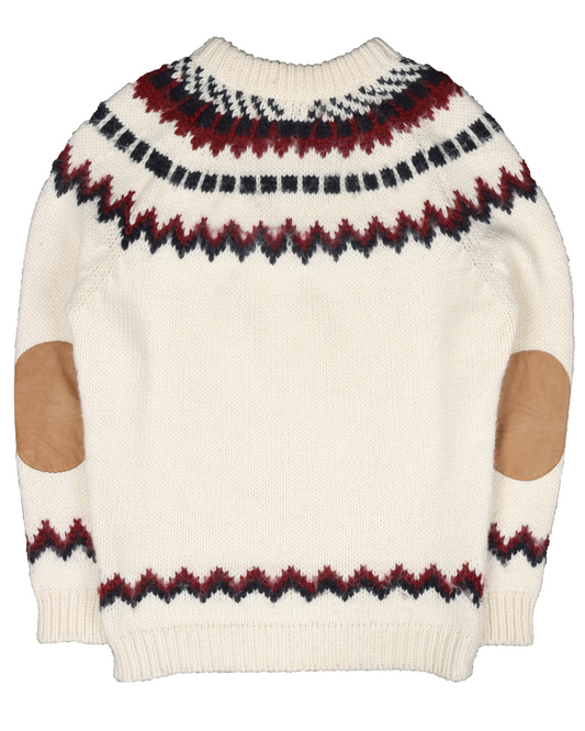 Oversized Elbow Patch Knit Sweater Runway (2013)