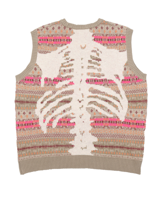 Sleeveless Wool Knit Sweater