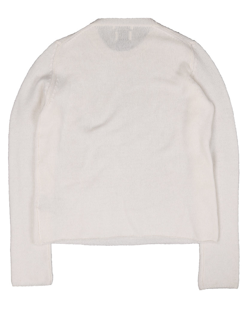Cream Knit Cashmere Sweater (Pre-Fall 2019)
