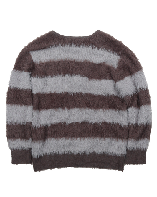 Striped Cardigan Sweater