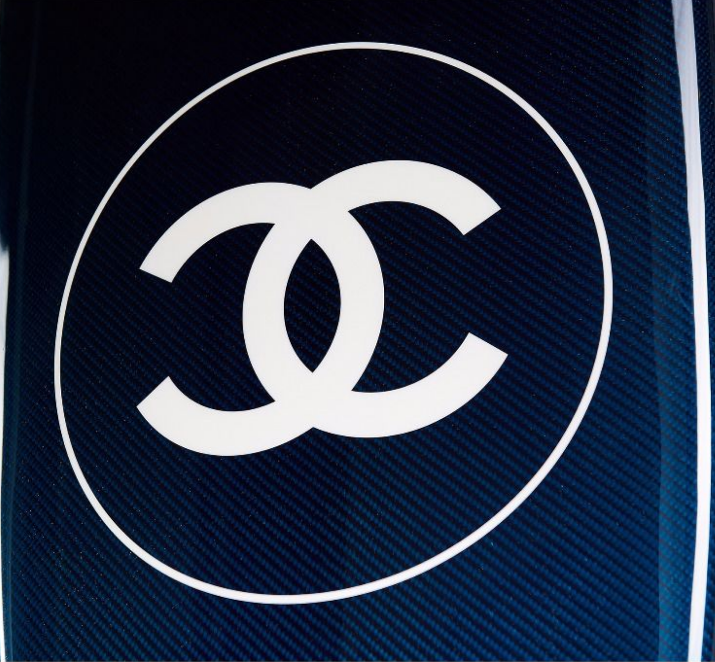 Chanel x Philippe Barland Limited Edition Blue Carbon Surfboard