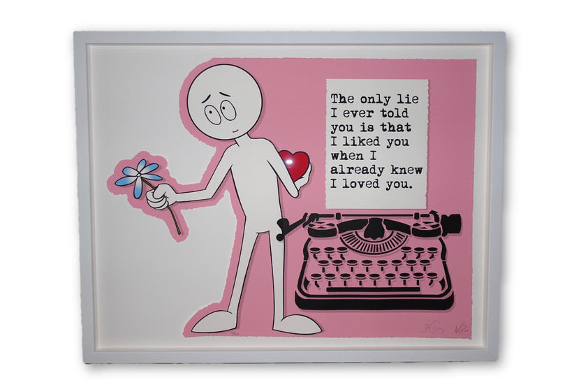 Kai x Wrdsmth “The Only Lie” Print - Framed