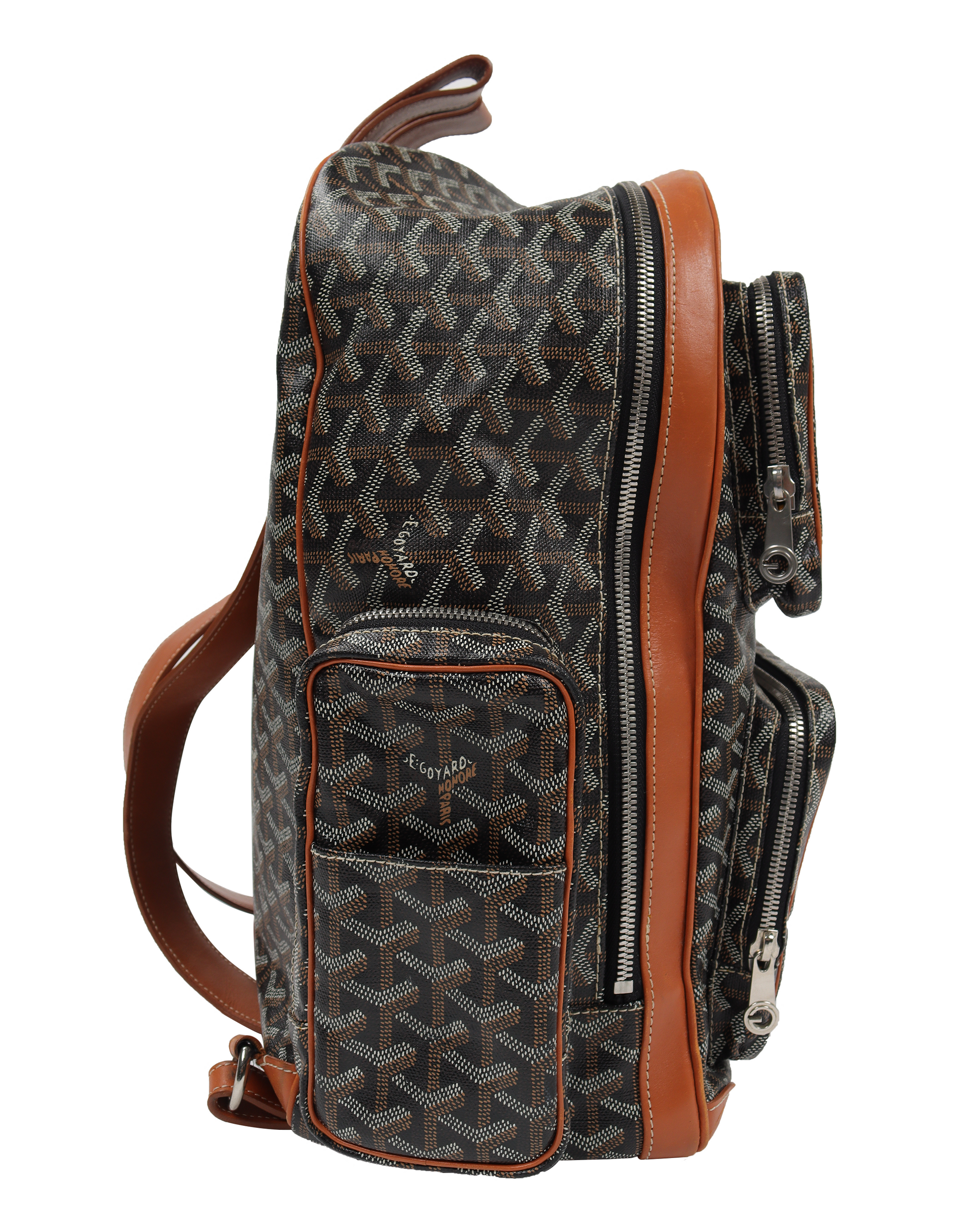 kanye west 2008 custom louis vuitton backpack Goyard Kanye West "Robot Face" Backpack 1 of 1 – Justin Reed