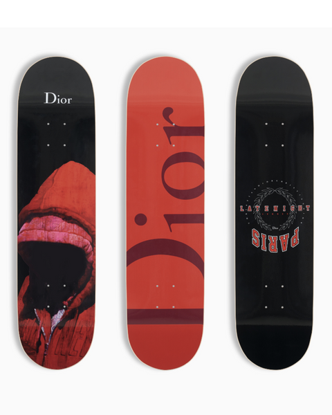 Dior Homme Set of 3 Dior Homme x François Bard Skateboard Decks