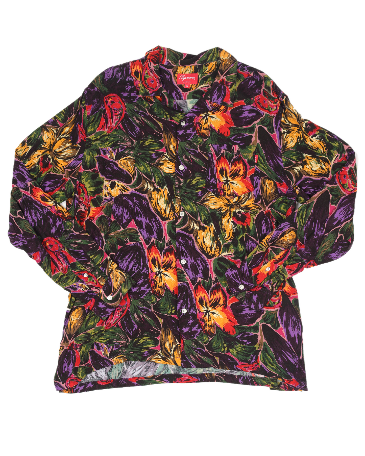Long Sleeve Floral Print Shirt