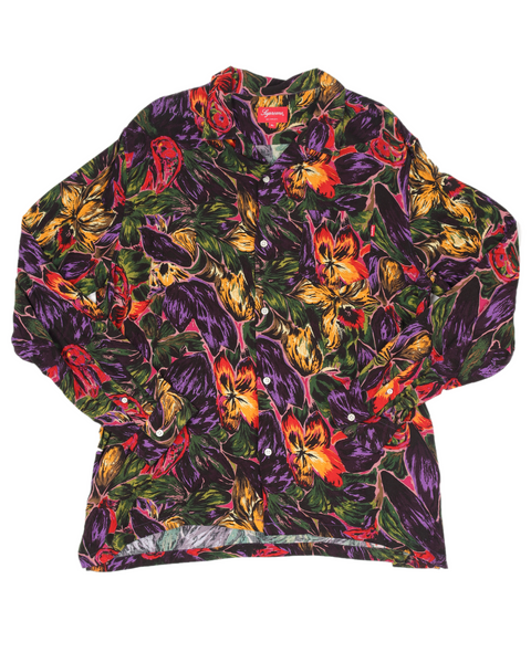 Supreme Long Sleeve Floral Print Shirt