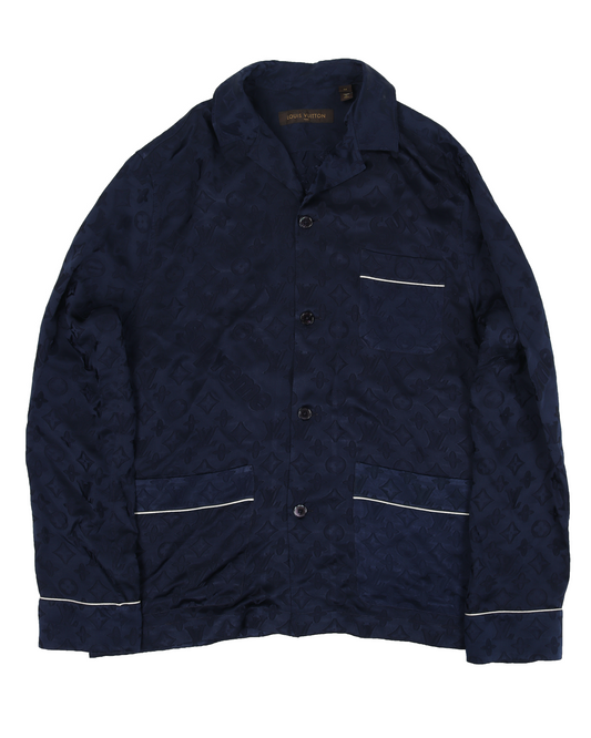 SUPREME Jacquard Silk Pajama Shirt