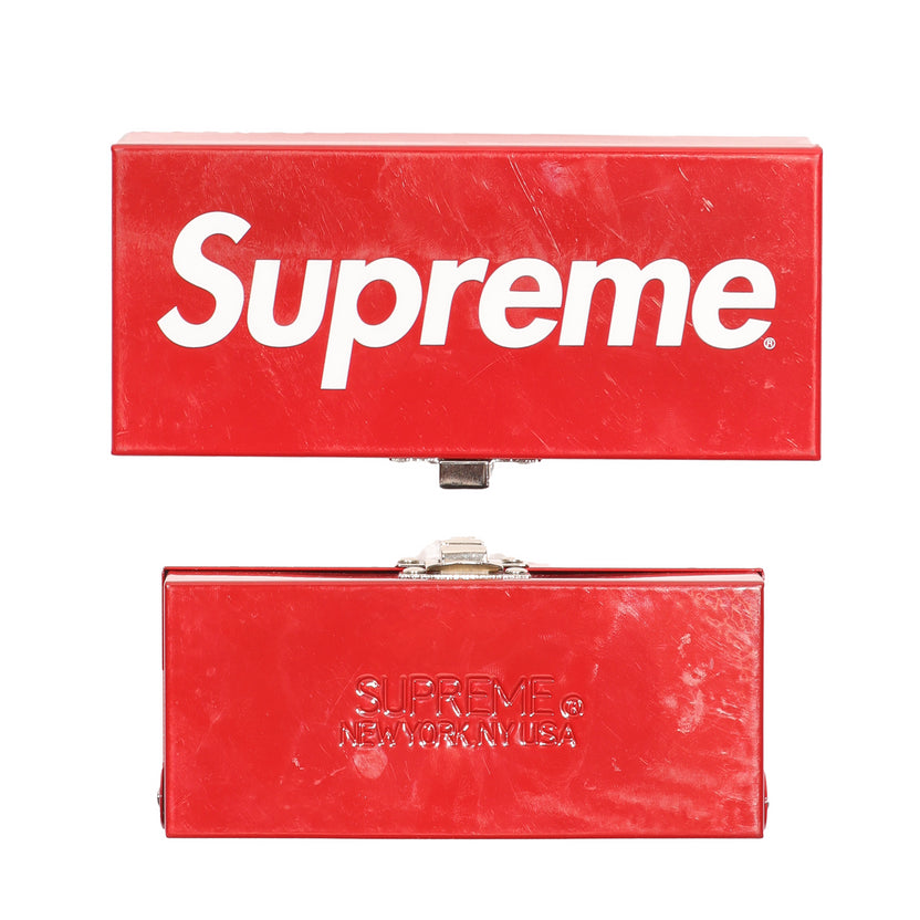 送料無料 Supreme Small Metal Storage YouTube Box LARGE Supreme Red ...