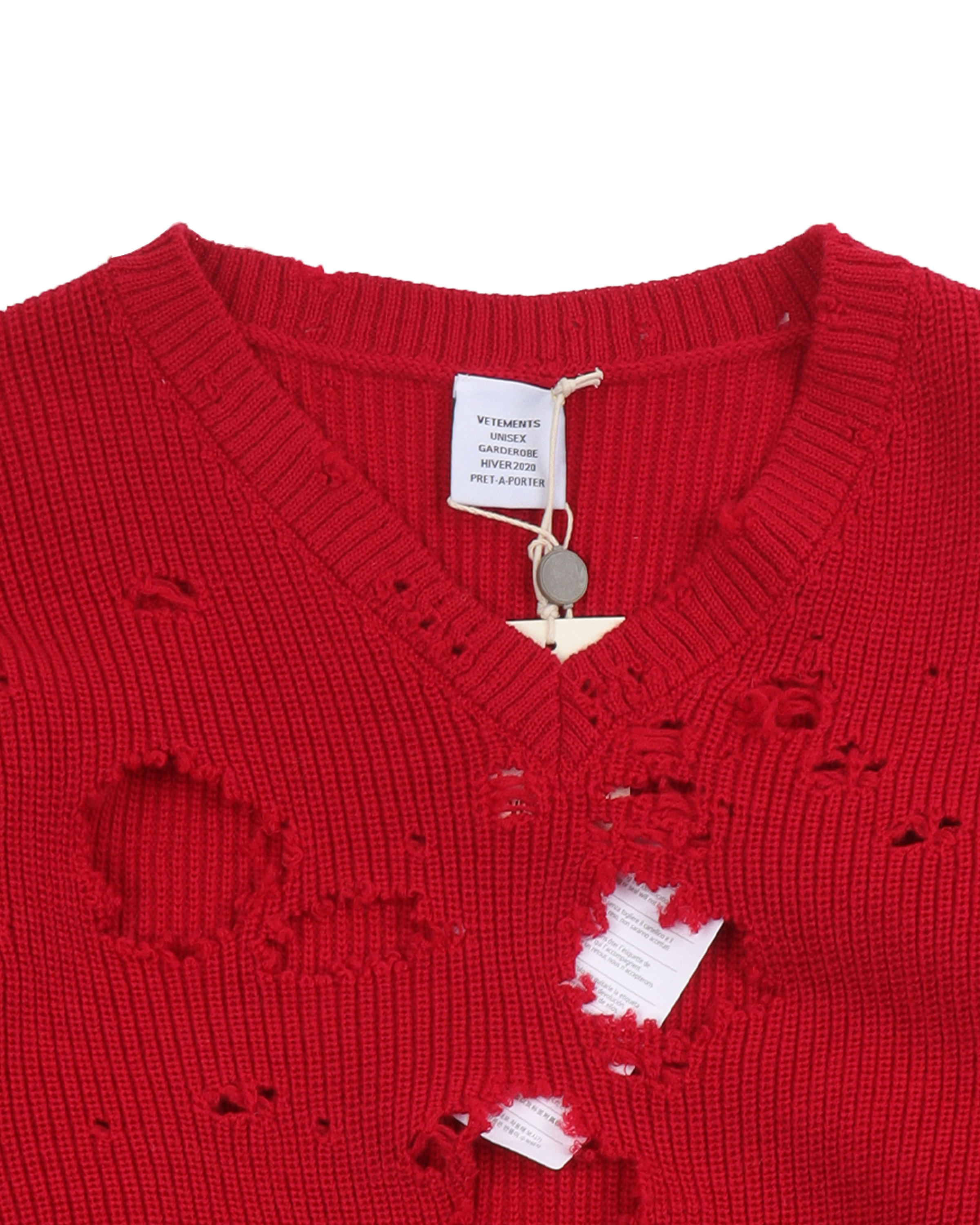 FW20 Distressed Tribute Sweater w/ Tags