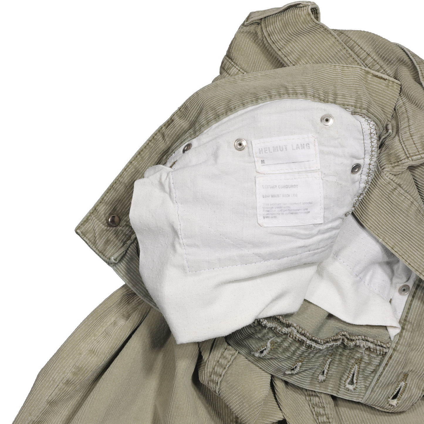 Helmut Lang 1999 Cordoruy Denim (Sage Green)