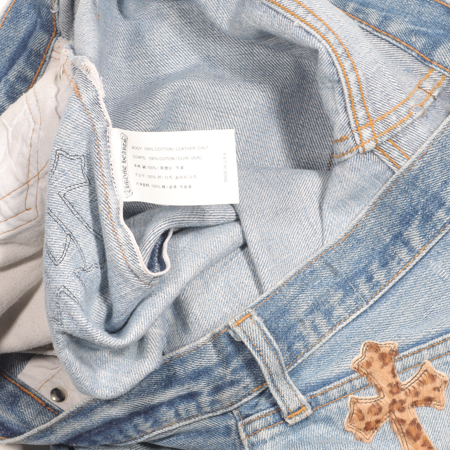 Levi's Cross Leaopard Patch Denim