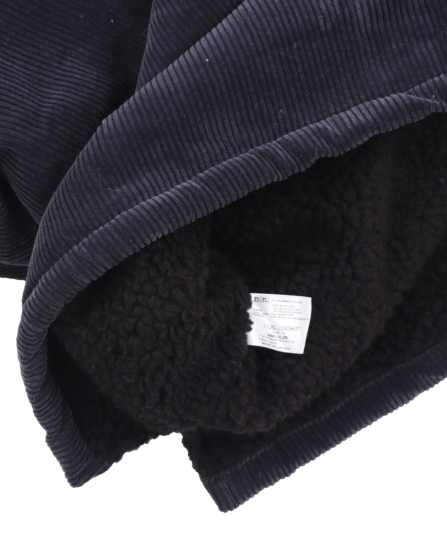 Navy Cordoruy Sherpa Lined Jacket (2008) "My Own Private Portland"