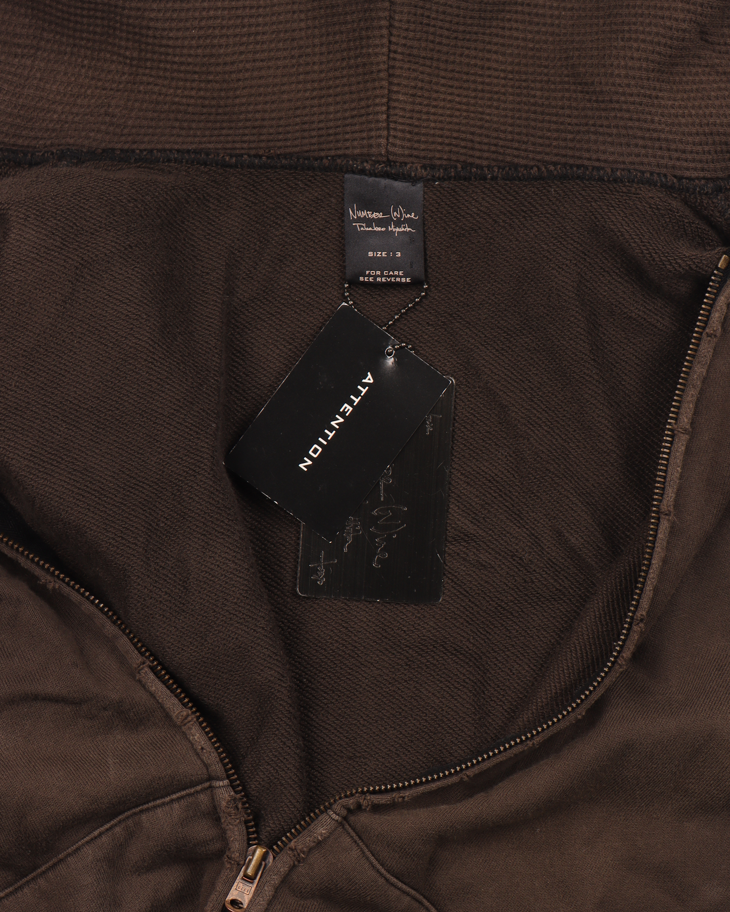 Zip Hoodie w/ Tags (2004) "Noir"