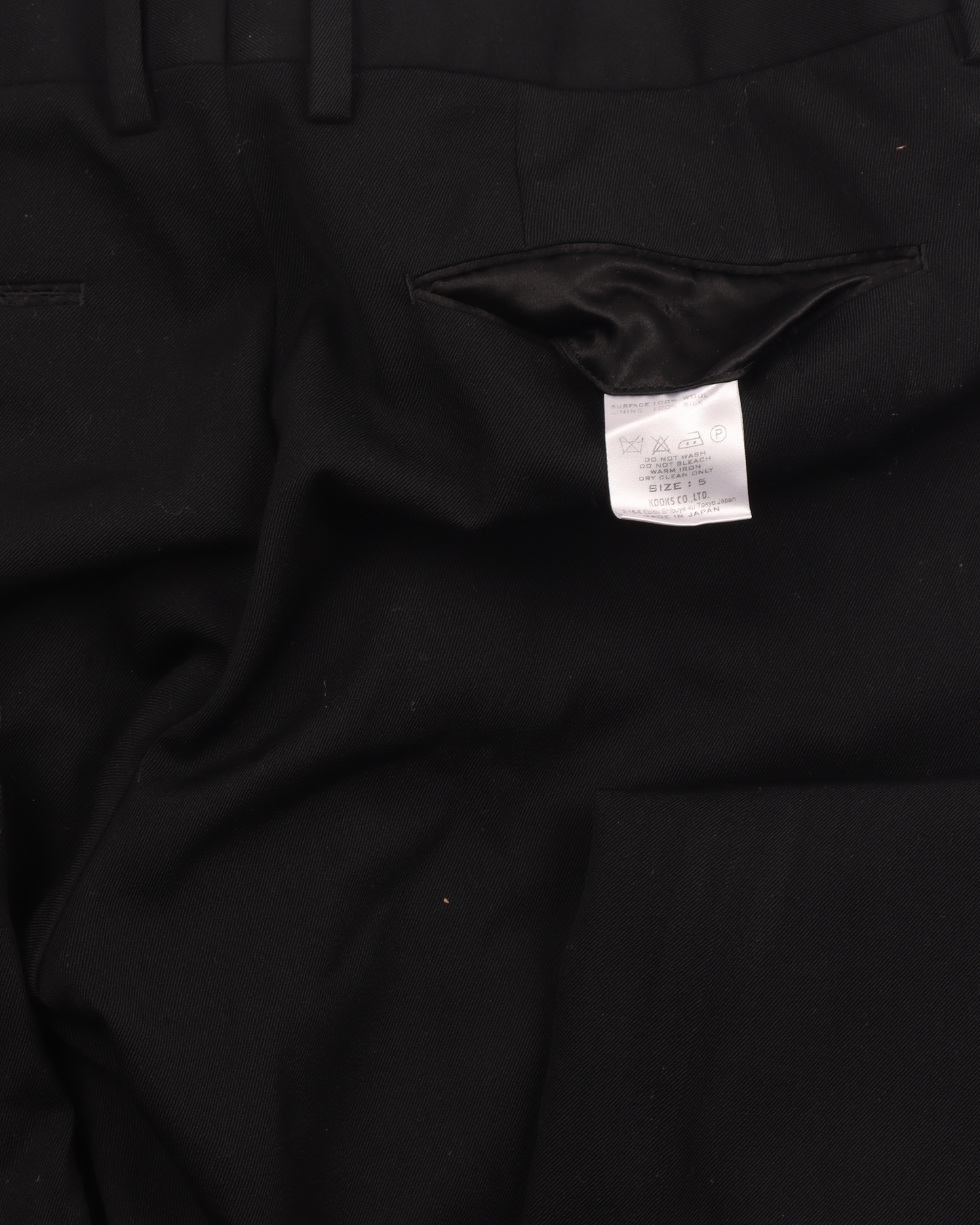 Wool Pleated Trouser