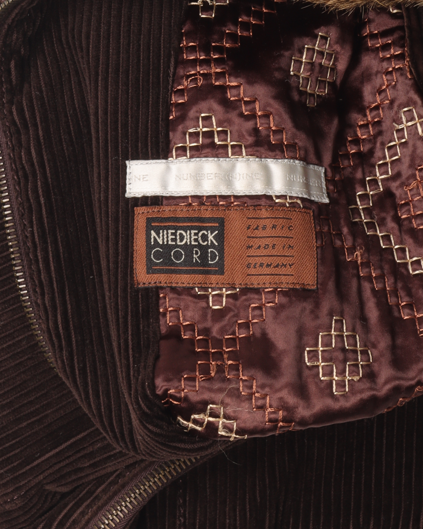 Fur Collared Corduroy Jacket