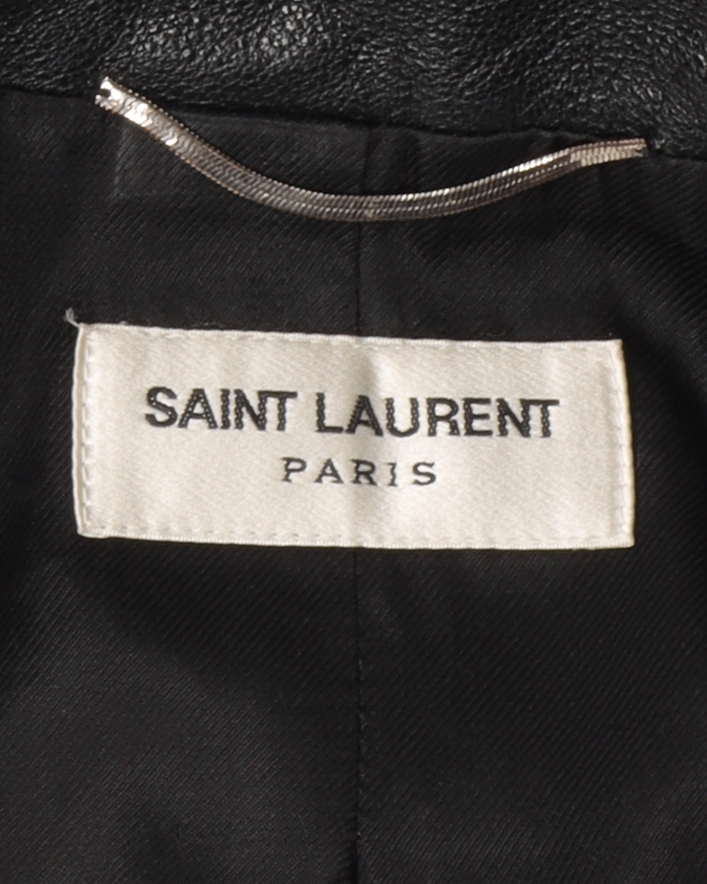 Zip Up Wool / Leather Jacket