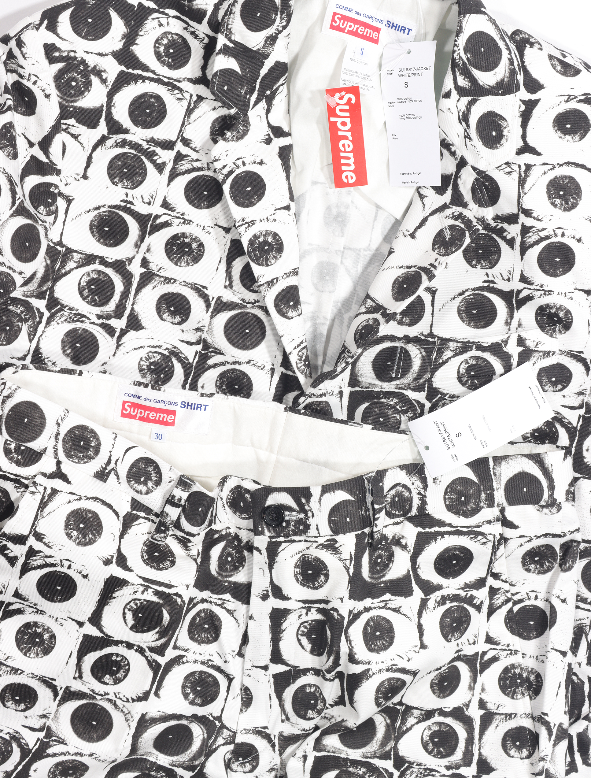 SUPREME SS17 Comme Des Garcons Suit w/ Tags – Justin Reed SUPREME SS17 Comme Des Garcons Suit w/ Tags – Justin Reed