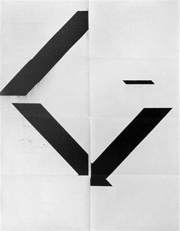 X Poster (Untitled, 2007, Epson UltraChrome inkjet on linen, 84 x 69 in, WG1208) (2017)